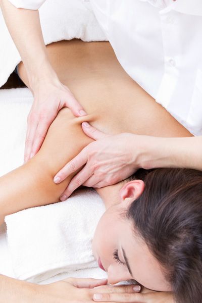 Общий массаж всего тела